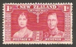 Stamps New Zealand -  233 - Reina Elizabeth y George VI