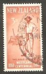 Stamps New Zealand -  382 - Centº de la provincia de Westland, buscador de oro 