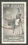 Stamps New Zealand -  383 - Centº de la provincia de Westland, mujer pionera