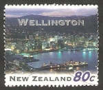 Sellos del Mundo : Oceania : Nueva_Zelanda : 1343 - Vista nocturna de Wellington