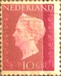 Stamps : Europe : Netherlands :  Intercambio 0,20 usd 10 cents. 1947