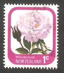 Stamps New Zealand -  645 - Rosa sterling silver
