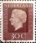 Stamps Netherlands -  Intercambio 0,20 usd 30 cents. 1972