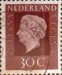 Stamps Netherlands -  Intercambio 0,20 usd 30 cents. 1972