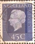 Stamps Netherlands -  Intercambio 0,20 usd 45 cents. 1972