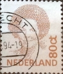 Stamps Netherlands -  Intercambio 0,20 usd 80 cents. 1991