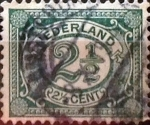 Stamps Netherlands -  Intercambio 0,20 usd 2,5 cents. 1898