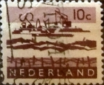 Stamps Netherlands -  Intercambio 0,20 usd 10 cents. 1963