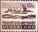 Sellos de Europa - Holanda -  Intercambio 0,20 usd 10 cents. 1963