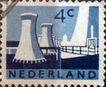 Stamps Netherlands -  Intercambio 0,20 usd 4 cents. 1963