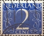 Stamps Netherlands -  Intercambio 0,20 usd 2 cents. 1946