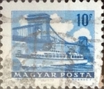 Stamps : Europe : Hungary :  Intercambio 0,20 usd 10 f.  1963