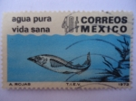 Stamps : America : Mexico :  Agua pura, vida sana.