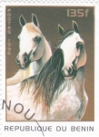 Stamps Benin -  caballos