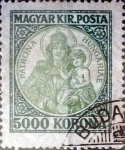 Stamps : Europe : Hungary :  Intercambio 0,35 usd 5000 korona 1921