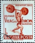 Stamps Hungary -  Intercambio 0,20 usd 1 ft.  1962