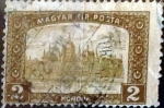 Stamps : Europe : Hungary :  Intercambio 0,20 usd 2 korona 1916