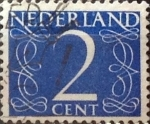 Stamps Netherlands -  Intercambio 0,20 usd 2 cents. 1946