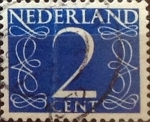 Sellos de Europa - Holanda -  Intercambio 0,20 usd 2 cents. 1946