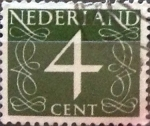 Stamps Netherlands -  Intercambio 0,20 usd 4 cents. 1946