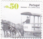 Sellos de Europa - Portugal -  tranvía a caballo