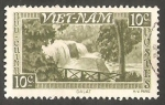 Stamps Vietnam -  1 - Cascada de Bongour 