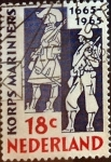 Sellos de Europa - Holanda -  Intercambio 0,20 usd 18 cents. 1965