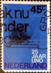 Stamps Netherlands -  Intercambio 0,50 usd 45 cents. 1970