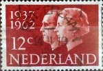 Sellos de Europa - Holanda -  Intercambio 0,20 usd 12 cents. 1962