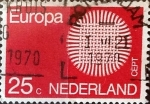 Stamps Netherlands -  Intercambio 0,20 usd 25 cents. 1970