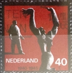 Stamps Netherlands -  Intercambio crxf 0,60 usd 40 cents. 1965