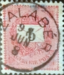 Stamps : Europe : Hungary :  Intercambio 0,30 usd 5 korona 1888