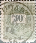 Stamps Europe - Hungary -  Intercambio 0,45 usd 30 korona 1888