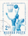 Stamps Hungary -  baloncesto femenino
