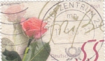 Sellos de Europa - Alemania -  flores- rosas