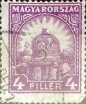 Stamps Hungary -  Intercambio m1b 0,20 usd 4 filler 1926