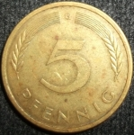 monedas de Europa - Alemania -  1978 (Reverso)
