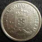 monedas de America - Antillas Neerlandesas -  1971 (Anverso)