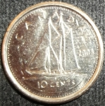 monedas de America - Canad� -  2003 (Reverso)