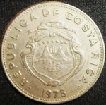monedas de America - Costa Rica -  1975 (Anverso)