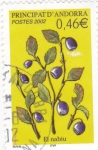 Stamps Andorra -  flora- El nabiu