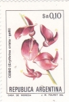 Stamps Argentina -  flora- ceibo
