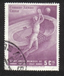 Sellos de America - Chile -  Mundial de Futbol 62