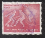 Stamps Chile -  Mundial de Futbol 62