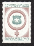 Stamps Chile -  Nacionalización del Cobre
