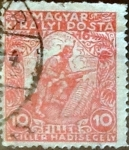 Stamps Hungary -  Intercambio m1b 0,20 usd 10+2 filler 1916