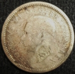monedas de Europa - Reino Unido -  1944 (Anverso)