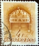 Sellos de Europa - Hungra -  Intercambio 0,20 usd 4 filler 1939
