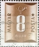 Stamps : Europe : Hungary :  Intercambio 0,20 usd 8 filler 1951