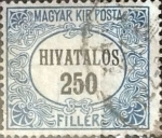 Sellos de Europa - Hungr�a -  Intercambio 0,20 usd 250 filler 1921